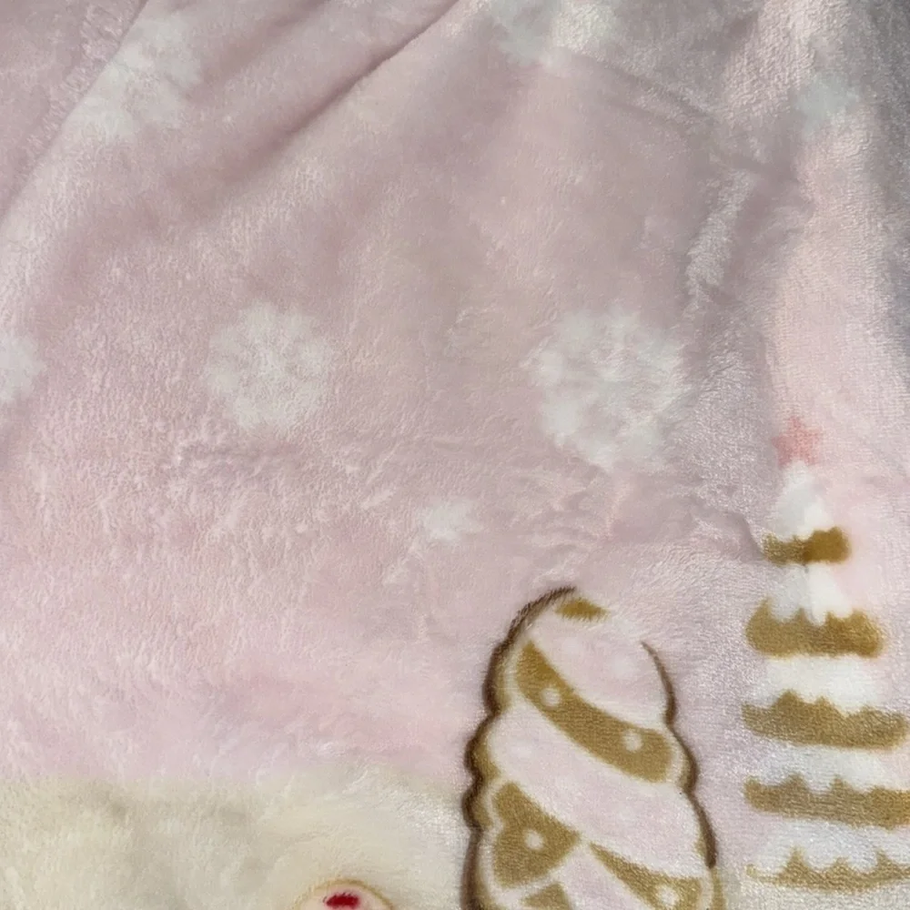 Envogue Plush Oversized Faux Fur Throw Gingerbread Blanket
